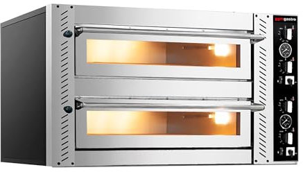 GGM Gastro | POE4430 | Elektro Pizzaofen - 4+4x 30cm - Manuell