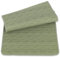 Casatessile Alfombra de Cocina Ancho 53 cm Melange. Corredor de Cocina Antideslizante, Alfombrilla de Fregadero Lavable a máquina. - Verde, 200 cm.