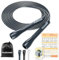 Springseil Verstellbares für Speed Skipping, PVC Springseil Erwachsene Fitness für Damen, Herren und Kinder, 3M Leichtes Springseil Mit Trainingsposter und ABS Rutschfester Griff