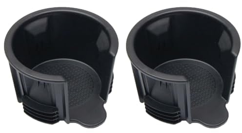 Bohaner LR021330 LR087454 2X Center Console Front Cup Holder Insert Cup Holder Insert Fits for Land Rover Discovery 4 5 Range Rover Sport