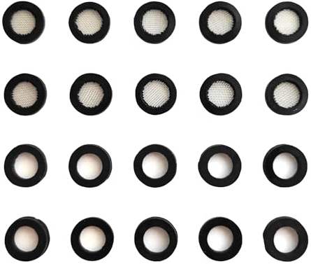 COFEDON 20 Stück Duschkopf Dichtung enthalten 10 O Ring Filternetz Edelstahl Schlauchdichtung Gummi Scheibe für Dusch Brausekopf,Dichtung
