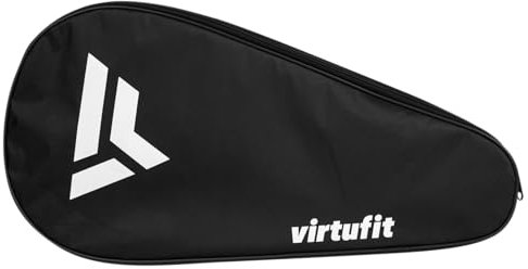 VirtuFit Padel Racket Tragetasche - Schwarz - Weiß