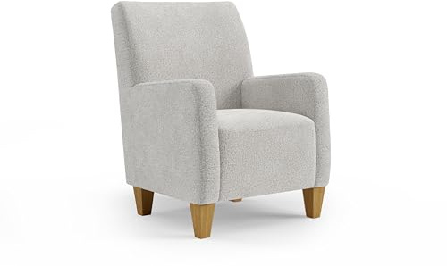 Cavadore Sessel Vida / Polstersessel im trendigen Design / 74 x 93 x 81 / Chenille, Beige
