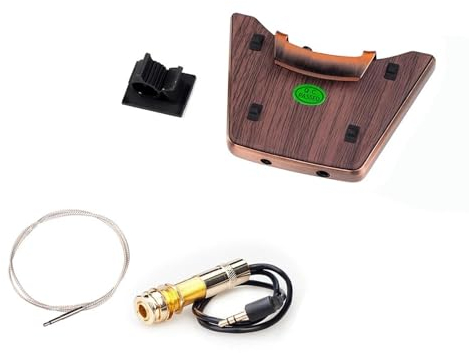 Pickguard Guitar Part Acoustic Guitar Sound Hole Pickup Dual Pickup Modes Piezo + Mic Supports Volume Tone Adjusting Phase Function
