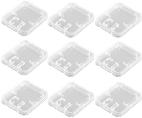 9 Stück Sd Karten Aufbewahrung, Sd Card Case, Sd Karten Case, Speicherkartenhüllen Aufbewahrungsbox, Transparent Sd Karten Etui, Für Speicherkarten Aufbewahrung
