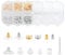 Qianyu 12 Stile 600 Stück Ohrring Stopper, Ohrringverschlüsse für Ohrstecker Transparente Weiche Ohrring Rücken Kupplung Metall-Silikon-Ohrring Stecker Universal Verschluss Ohrstecker Stopper