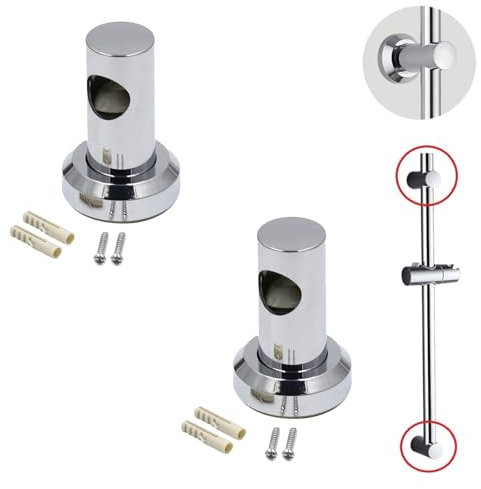 Generico taffa da Parete da 22 mm, Staffa per Asta da Parete, Supporto per Doccia in ABS Supporto per Soffione Supporto per Soffione Supporto per Montaggio Montaggio Staffa per Testa Sprinkler