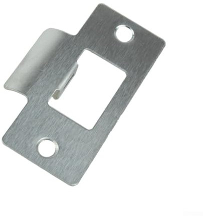 Adjustable Stainless Steel Door Strike Plate, Suitable for Steel Swinging Doors, 510pc Standard Tubular Latch (10pc)