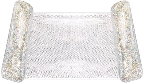 Hamaca de agua – Cama flotante, chaise longue hinchable, plegable, multiusos, para piscina, para natación en ríos y lagos