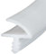 Inscrip Türdichtung, Zimmertürdichtung, Türdichtung Dichtprofil Für Holztür Zarge Zargendichtung, Innentürdichtung zur Schalldämmung und Kollisionsvermeidung,für 3.3mm Nut und 11mm Falz (Weiß, 10M)