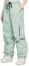 Topassion Schneehose Damen Ski Hosen Wasserdicht Snowboardhose Winter Mädchen Skihose Übergröße Winterhose mit Hosenträgern Baggy Ski Pants Thermo Softshellhose Skibekleidung Latzhose(Mint Green,XXL)