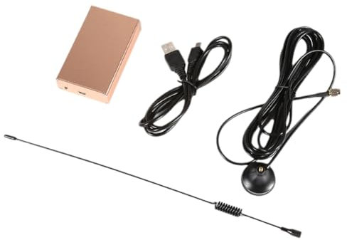 Boddceto RTL-SDR-Empfänger 100 kHz-1,7 GHz Full-Band-SDR-Radioreceiver, Unterstützt AM, FM, CW für FM-Radio-Walkie-Talkie-Kommunikation