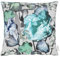 APELT Daphne 46X46 14 Kissenhülle, Polyester-Baumwolle, türkis / grau / weiß, 46 x 46 x 0.3 cm