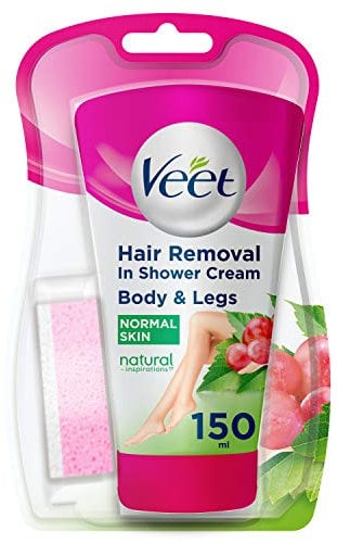 Veet Natural Inspirations in-Shower Hair Removal Cream, 150 ml, 3007731