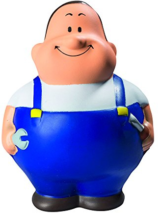 SQUEEZIES® Schrauber Bert®, Blau Antistressball