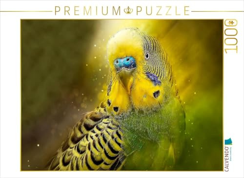 CALVENDO Puzzle Wunderschöner Wellensittich | 1000 Teile Lege-Größe 64 x 48 cm Foto-Puzzle für glückliche Stunden
