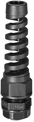 uxcell M12 Cable Gland Waterproof IP68 Nylon Joint Adjustable Locknut with Strain Relief for 4.5-7.8mm Dia Wire