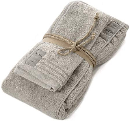 Fazzini Asciugamano Ospite (Coppia 1+1) – COCCOLA – Grigio