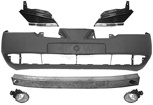 Set Stoßstange vorne für Nissan Primera P12 +Träger+Grill+Nebel Bj. 02->>