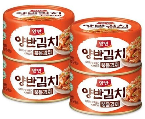 Yangban Kimchi Canette de Kimchi coréen (160 g x 4 pa)