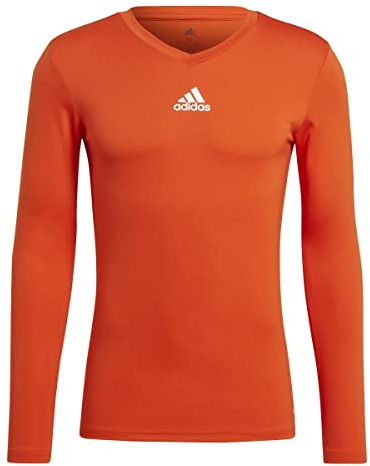adidas Herren Team Base Langarm T Shirt, Teaora, M EU