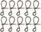 FTM Spiral Snap - 10 Forellenwirbel, Größe/Tragkraft:Gr. UL / 5.1kg
