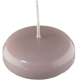 Bougies Flottantes Taupe Rose 32 x Ø 80 mm, 8 Bougies