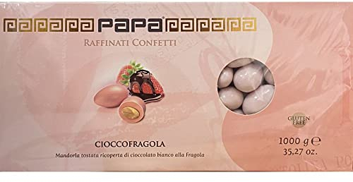 CONFETTI PAPA Cioccogolosi CIOCCOFRAGOLA Colore ROSA CHIARO 1 Kg