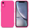 Cadorabo Hülle kompatibel mit Apple iPhone XR Schutzhülle TPU Silikon Case Liquid Design mit Kameraschutz Slim Kratzfest Weiche Gummi mit Rundumschutz Case Hülle für iPhone XR in Pink