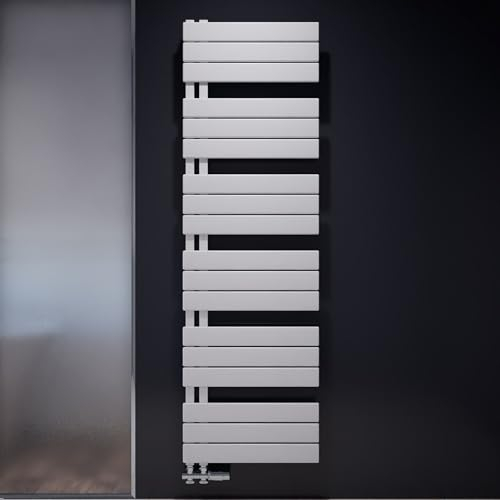 Weber NOVO Badheizkörper Design Handtuchheizkörper Handtuchwärmer(60x140cm Weiß)