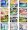 Berkin Arts 12 Piezas Lindo Cuadrado Cristal de Vidrio Fuerte Imanes de Nevera Magnético Pegatina de Nevera Post-impresionismo Expresionismo Paisaje Colorido Serie Henri Matisse