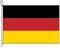 Stormflag Premium Bootsfahne Deutschland 30x45cm Schiffsflagge-Bootszubehör Motorboot Bootsfahne Deutschland 30x45cm Seil und Schlaufe Polyester 160g/m2