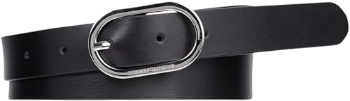 Tommy Hilfiger Damen Gürtel Chic 2.5 aus Leder, Schwarz (Black), 80 cm