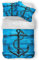 Zomer Bettwäsche 155 x 220 cm Anker Motiv Bettbezug Set 3teilig Weich Mikrofaser Bettwäsche Deckenbezug - 1 Flauschige Bettbezug und 2 Kissenbezug 80x80cm