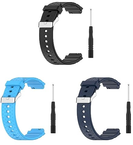 3 Stück Armband Kompatibel mit XPLORA X5 Play/XGO 2/XGO 3 Kinder Armbänder Sport Wasserdichtes Ersatzarmband Silikon Wechselarmbänder Uhrarmband für Mädchen Jungen