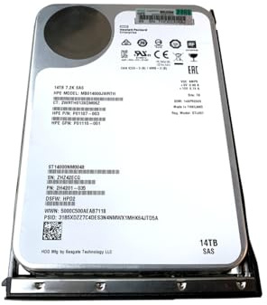 Hewlett Packard Enterprise 14TB SAS Hard Drive - 3.5-inch Large Form Factor, P11188-001