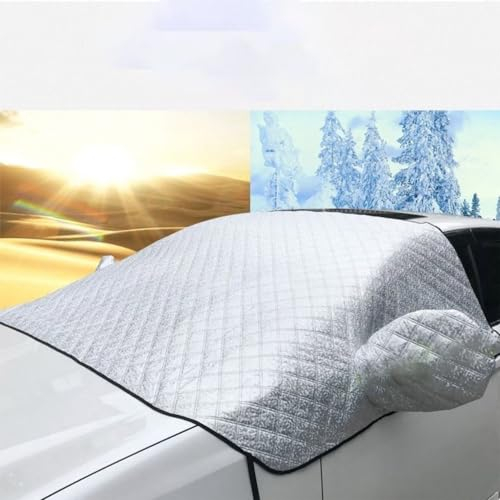BEDPET Autoscheibenabdeckung Winter,für BMW M3 2021 Faltbare Winter Scheibenabdeckung mit gegen Frost/Schnee/EIS/Staub