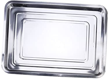 Zerodeko Placa De Parrilla Reutilizable De Acero Inoxidable Bandeja Para Platos Para Lavavajillas Para Cocinar La Parrilla y Secar Platos La Cocina