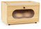 Sunhoo Bread Box for Kitchen Countertop Storage Wooden Breadbox Holder Container Morden Rustic Fresh Bread Keeper Farmhouse Stackable Organizer Bin for Homemade Food Shelf Acrylic Window (Yellow)