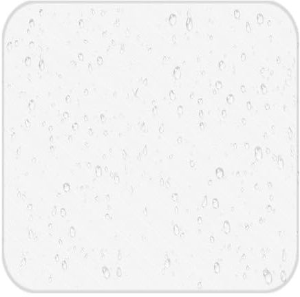 LearnLyrics Kristall-Maus-Pad - Klares, verstärktes Glas-Mauspad | Normales, verstärktes Milchglas, Robuste Glette-Matte für das Büro