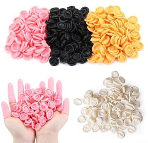 Lot de 100 gants de protection pour éviter les composants sensoriels Rose