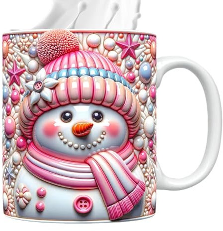 -Weihnachtstassen – 350 ml Weihnachts- , -Trinkbecher für Tee, Reisen, Eiswasserbecher, Weihnachts-Trinkbecher für Mutter, Vater