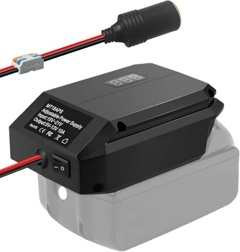 TPDL Convertitore di tensione DC 18 V a 12 V per batteria agli ioni di litio Einhell 18 V | regolatore di tensione 5 V-13 V Converter Stabilizzatore di tensione limitatore di tensione 18 V step-down