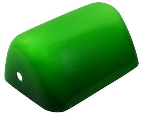 CONGARTENO Glas Banker Lampenschirm Vintage Ersatz Schreibtischlampe Abdeckung Für Home Hotel Zimmer Schlafzimmer Dekorative Schirm Ersatzschirm Für Lampe