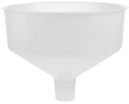 VINTORKY Kitchen Funnel Extra Large Funnel Wide Neck Heavy Duty Plastic for Beer Filling Oil Beverage Easy to Use
