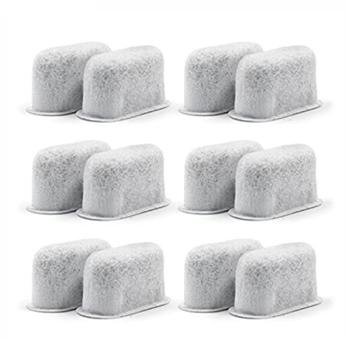 12 Pack of Compatible Replacement Charcoal Water Filters for Coffee Makers Fits All Coffee Makers