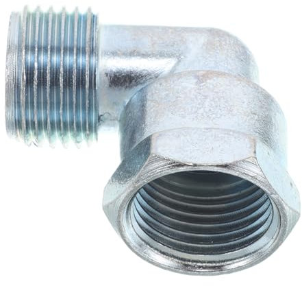 DIYEAH Gas Cooker Pipe Connector Joint 4-Female Thread Elbow Adapter for Stove Pipe Connection Sturdy Replacement Part for Gas Appliances and Cooktop Accessories