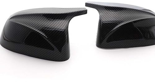 GLYGLY Auto Spiegelkappen für BMW X5 G05 2018-2022, Rückspiegelgehäuse Rückspiegelkappe Ersatz für Seitenspiegel Abdeckung Abdeckungen,Carbon Fiber