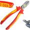 C.K RedLine 2025 Edition VDE CombiCutter 1 MAX, coupe-câble électrique allemand, coupe-vis, cisaillement pour cordon de serrage, pour électricien, cisaille latérale, CK Tools T39081A 180