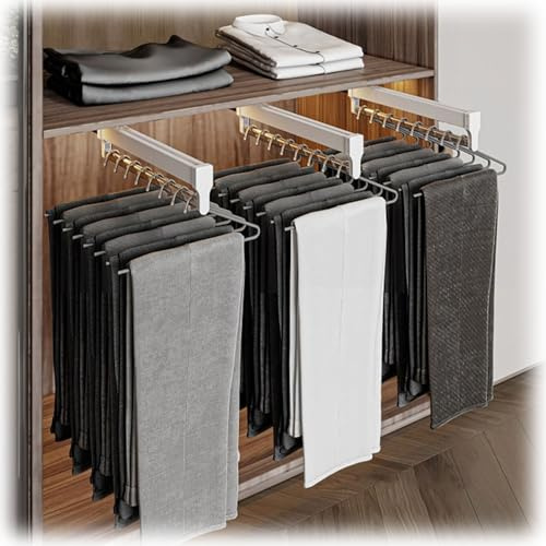 YCVAWEOD 292-597mm Garderobe Cloding Rail Buger Rack Riegel Stahlausziehstange Ausleitbare Hose Rack Rack Wheer Sparsparende obere Halterung (Farbe: Schwarz, Größe: 292 mm) LWX